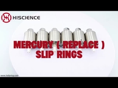 1 Circuits 20A Anneaux à dérapage industriels au mercure avec boîtier en acier inoxydable